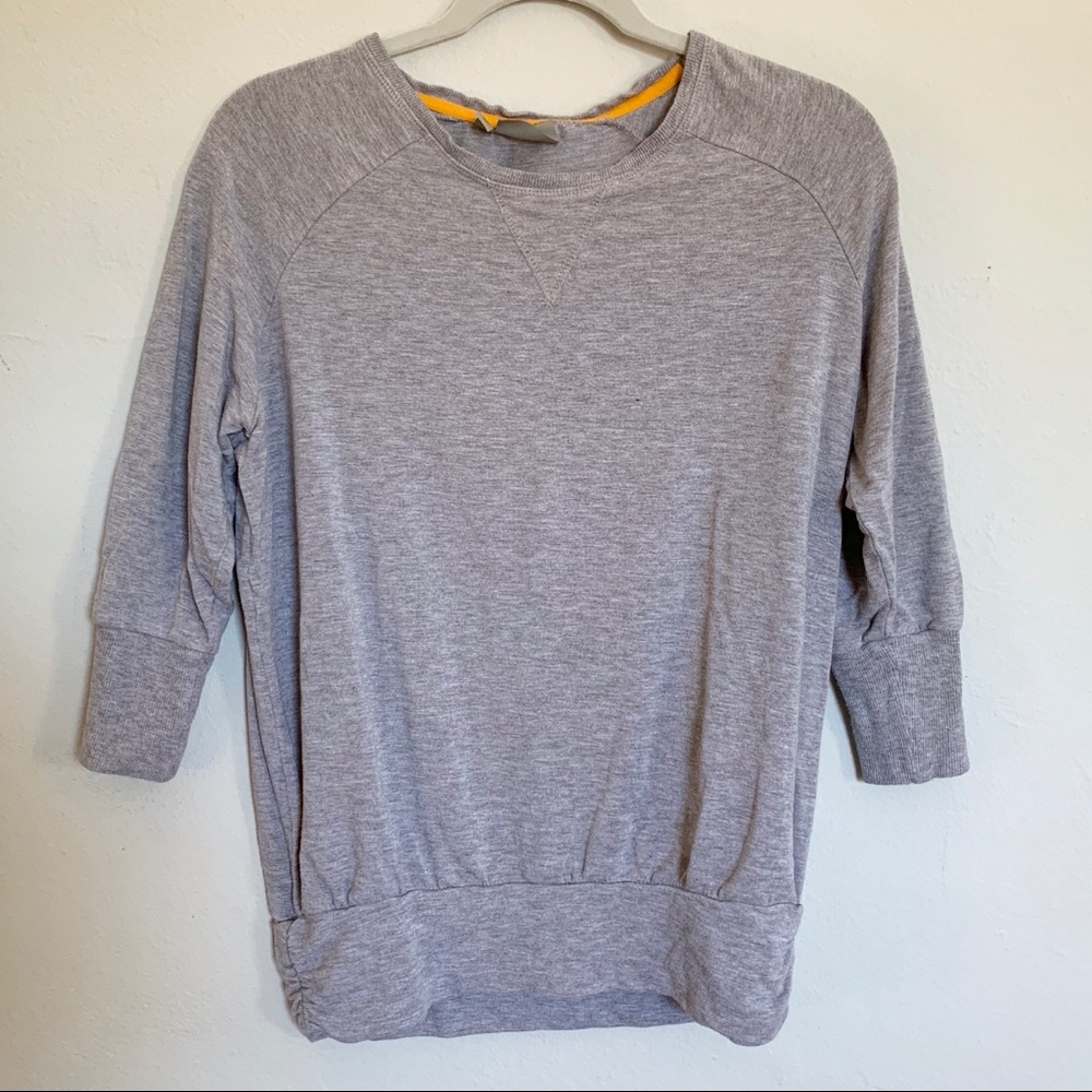 Athleta Gray Jersey Sweatshirt